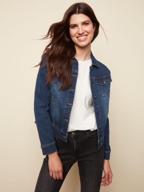 Stretch Denim Jacket