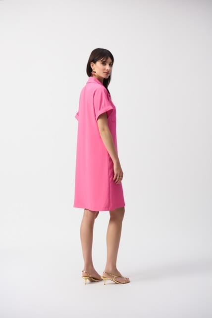 Woven Straight Shirt Dress