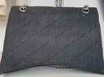 Dusk Black Denim Purse